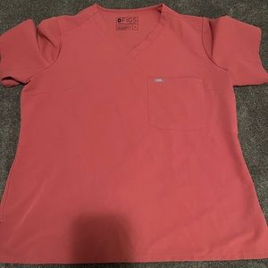 Women’s Figs Mauve Catrina one pocket scrub top